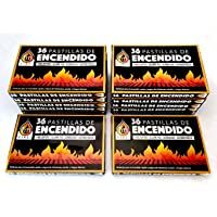 Los mejores  - ASGRADO 12 Caja 432 Pastillas de Encendido Chimenea- Estufas y Barbacoas-Firelighters